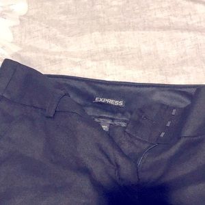 Black cuff express shorts